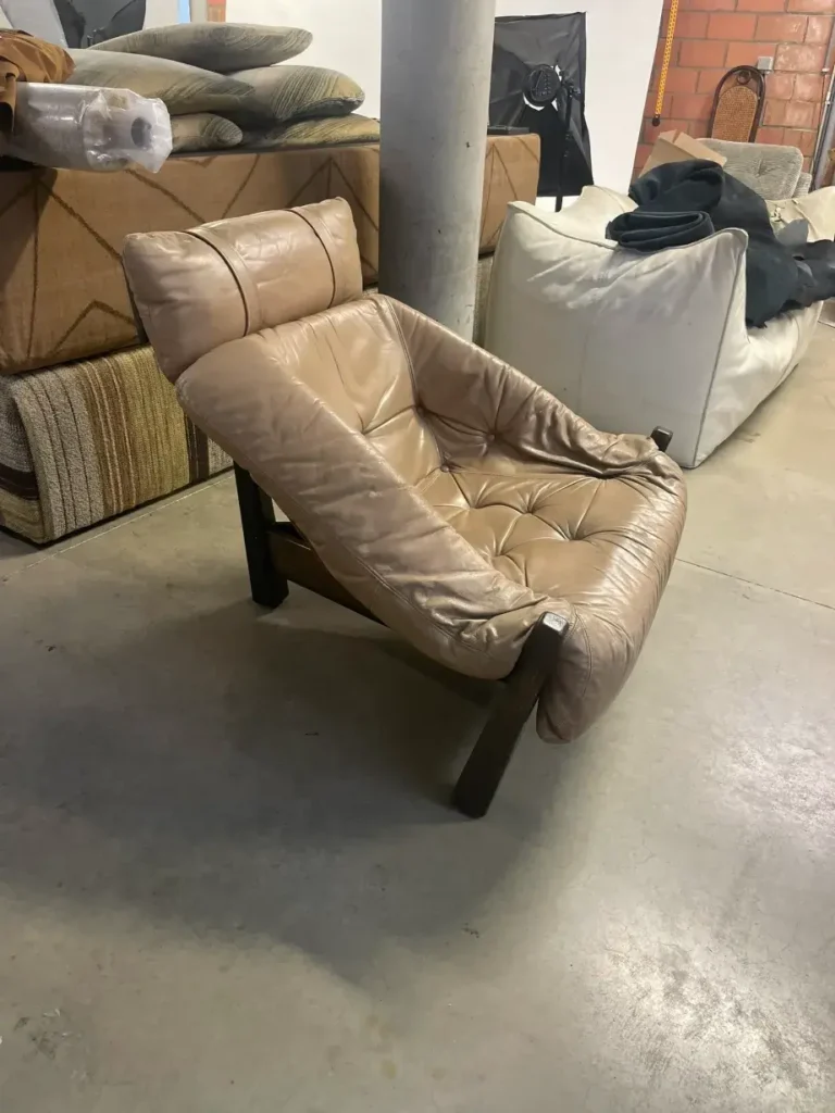 Tripod lounge chair by Gerard van den Berg for Montis, 1970s